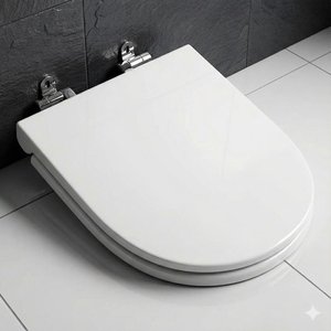 Assento Sanitário Poliéster Para Louça Next (Docol) Slow Close Croma Sedile