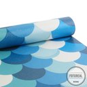 Ver imagem 2 de Adesivo Para Vidro Box Banheiro Jateado Decorado Escama Prova D'Agua - 0,60 x 2,00m