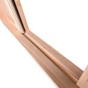 Ver imagem 7 de Porta Balcão de Correr Madeira Padrão Cedro Meia Almofada Reto Bat.14cm - 2.15ax1.50l