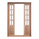 Ver imagem 3 de Porta Balcão de Correr Madeira Padrão Cedro Meia Almofada Reto Bat.14cm - 2.15ax1.50l