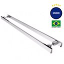 Ver imagem 2 de Puxador Porta de Madeira ou Vidro 4cm x 1cm Inox Polido Loja da Indústria 1500mm x 1000mm