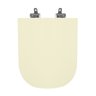 Assento Sanitário Poliéster Para Louça Quadra/Unic/Axis (Deca) Slow Close Croma Sedile - 1