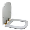 Ver imagem 2 de Assento Sanitário Poliéster Para Louça Quadra/Unic/Axis (Deca) Slow Close Red Gold Sedile