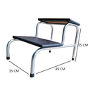 Ver imagem 2 de Escada Prática 2 Degraus para Facilitar Seu Dia a Dia Medcombo Escada 2 Degraus Prata