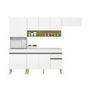 Ver imagem 1 de Cozinha (com Balcão com Tampo) 9 Portas 1 Gaveta Line - Ssx Multicoisas