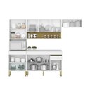 Ver imagem 2 de Cozinha (com Balcão com Tampo) 9 Portas 1 Gaveta Line - Ssx Multicoisas