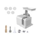 Ver mais imagens de Moedor Carne e Extrusor Massa Pro Branco Boca 08 Motor 1/3 Cv 220v - Anodilar 220v