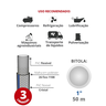 Mangueira Trançada Pt 250 Industrial e Residencial Bitola 1'' Espessura 3mm Rolo 50 Metros Durín - 3