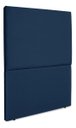 Ver imagem 4 de Cabeceira Cama Box Organica Solteiro 90cm Luna Suede C/frame Azul