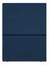 Ver imagem 1 de Cabeceira Cama Box Organica Solteiro 90cm Luna Suede C/frame Azul