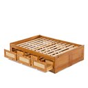 Ver imagem 5 de Cama Casal 6 Gaveta Dreams Madeira Maciça Marrom/Castanho R