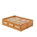 Ver imagem 4 de Cama Casal 6 Gaveta Dreams Madeira Maciça Marrom/Castanho R