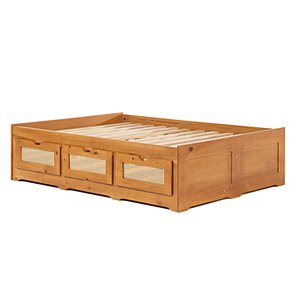 Cama Casal 6 Gaveta Dreams Madeira Maciça