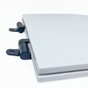 Ver imagem 4 de Assento Sanitário Poliéster Para Louça Link/Carrara/Belle Époque (Deca) Slow Close Black Matte Sedile