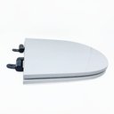 Ver imagem 3 de Assento Sanitário Poliéster Para Louça Link/Carrara/Belle Époque (Deca) Slow Close Black Matte Sedile