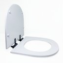 Ver imagem 2 de Assento Sanitário Poliéster Para Louça Link/Carrara/Belle Époque (Deca) Slow Close Black Matte Sedile