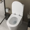 Ver imagem 2 de Assento Sanitário Poliéster Para Louça Link/Carrara/Belle Époque (Deca) Slow Close Croma Sedile