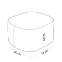 Ver imagem 5 de Kit 02 Puffs Decorativo Orgânico para Living Quarto 70cm Doha W01 Linho Rosa - Lyam Decor