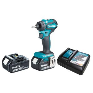 Parafusadeira Furadeira sem Fio 18v Torque 40n.m com 2 Baterias Carregador Maleta Ddf083rfj Makita