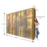 Guarda-roupa Casal 6 Portas com 6 Portas Reflecta com Pés com Led Innova 100% MDF - 5