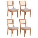 Ver imagem 6 de Conjunto de Jantar Mesa 4 Cadeiras Mdf
