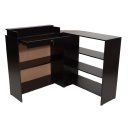 Ver imagem 1 de Balcão Caixa + Vitrine Lojas e Comércios em Geral 100% Mdf Preto - Suprema Móveis