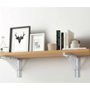 Ver imagem 4 de Mão Francesa Dobrável de Encaixe Retrátil com Gatilho 34cm