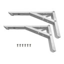 Ver imagem 2 de Mão Francesa Dobrável de Encaixe Retrátil com Gatilho 34cm