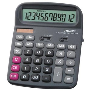 Calculadora Truly 836a Media 12 Digitos