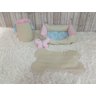 Kit Pet Caes e Gatos Cesto Organizador Baby Bege Cama P Personalizada Jogo Americano Baby Bege Camin - 3