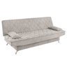 Sofa Cama Zenite 3 Lugares Reclinável com 2 Almofadas Soltas - 4