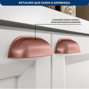 Ver mais imagens de Cozinha Compacta 3 Peças 6 Portas 2 Gavetas 200cm com Pés