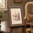 Ver imagem 5 de Porta Retrato de Mesa Decorativo com Vidro para Foto Marrom 15x20cm Decorar Casa, Quarto