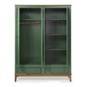 Ver imagem 5 de Guarda-roupa Rústico 4 Portas e 2 Gavetas - Madeira Maciça e Mdf - Verde