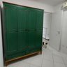 Guarda-roupa Rústico 4 Portas e 2 Gavetas - Madeira Maciça e Mdf - Verde - 4