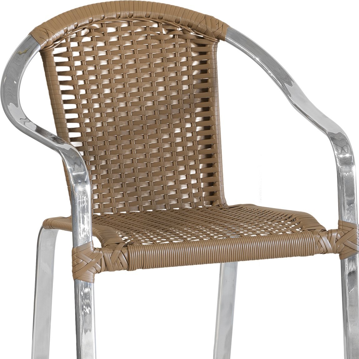 06 Cadeiras Tóquio e Mesa de Centro de Alumínio Fibra Sintética para Área Interna e Externa. - 3