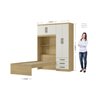 Guarda-roupa Infantil com Cama 4 Portas 3 Gavetas Lisboa Espresso Móveis - 7