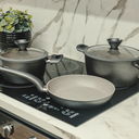 Ver imagem 5 de Frigideira Indução Antiaderente Revestida em Granito Cinza Ø28cm
