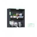 Ver imagem 2 de Armário Aéreo Cozinhas Itatiaia Midi Pop Art I3 com Nicho Grafite/branco