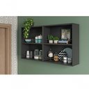 Ver imagem 5 de Armário Aéreo Cozinhas Itatiaia Midi Pop Art I3 com Nicho Grafite/branco