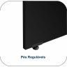 Mesa de Escritório com Gavetas 1,20×0,60m Nogal Sevilha/preto - 6