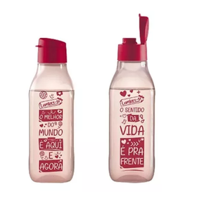 Tupperware Kit Garrafas Eco Tupper Quadrada Plus 1 Litro Tupperware Kit Garrafas Eco Tupper Quadrada