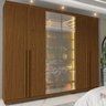 Guarda-roupa Casal 6 Portas com Pés com Led Imperatriz Reflecta 100% MDF - 1