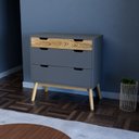 Ver imagem 4 de Cômoda e Mesa de Cabeceira Lara 