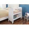 Mini Berço Rubi Baby Quarto Moisés Portátil com Rodízios - Branco - 1