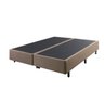 Cama Box Queen Size 158x198 Linho Marrom com Colchão Mola Ensacada - 3
