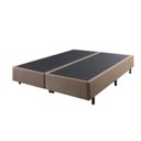 Ver imagem 3 de Cama Box Queen Size 158x198 Linho Marrom com Colchão Mola Ensacada