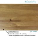 Ver mais imagens de Mesa de Jantar Retangular 4 Lugares 120cm 100% Madeira Maciça Napoli Espresso Móveis Marrom/Nogueira