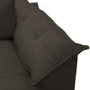 Ver imagem 7 de Sofá 3 Lugares Retrátil Reclinável para Sala 230cm Giotto F04 Veludo Marrom Escuro - Lyam Decor