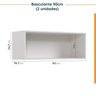 Cozinha Modulada 4 Peças com Tampo e Rodapé 3 Aéreos e 1 Balcão Ipanema CabeCasa MadeiraMadeira - 14